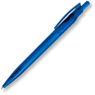 Recycled Genesis Transparent Ball Pen - Blue
