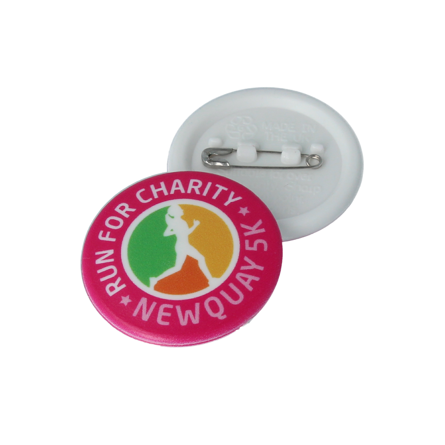 Recycled DBase 32mm Circular Badge