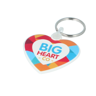 Recycled Heart Shaped Keyring